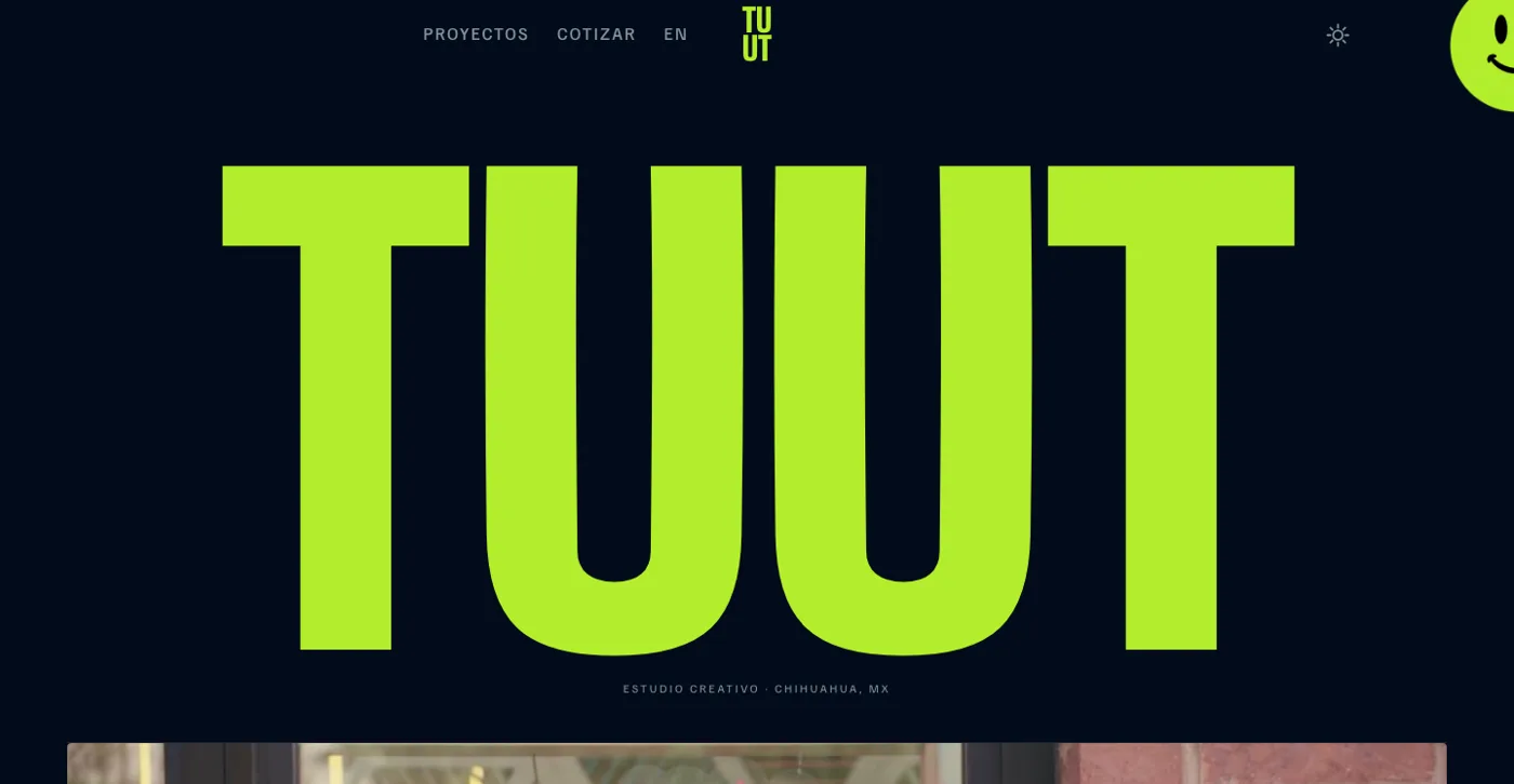 Sitio de Tuut, estudio creativo de video y fotografía en Chihuahua